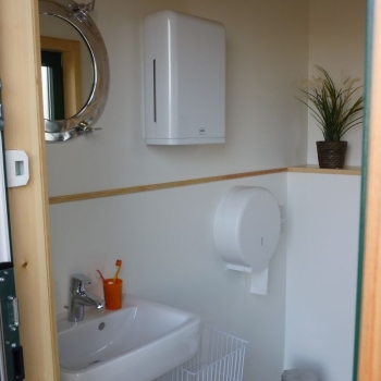 Sanitärräume auf der Werft Allermöhe