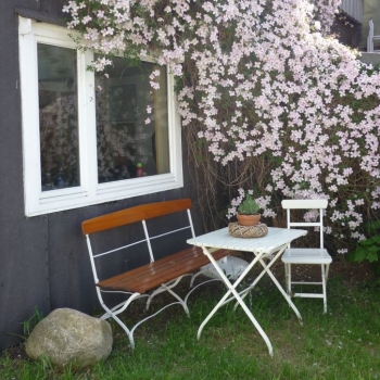 Sitzgruppe auf der Werft Allermöhe