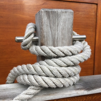 Festmacher auf der Werft Allermöhe