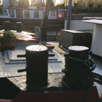 Poller auf der Werft Allermöhe